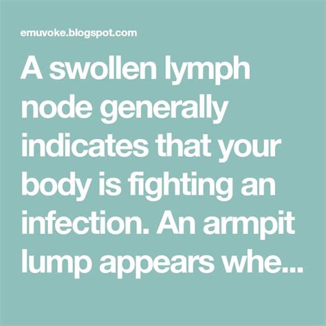 Lymph Nodes Under Armpit Rightflyer