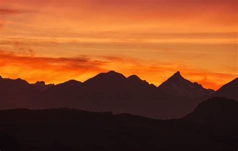 Mountain Sunset Wallpaper Important Wallpapers