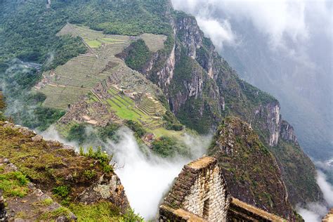 Machu Picchu And Fog Photograph By Jess Kraft