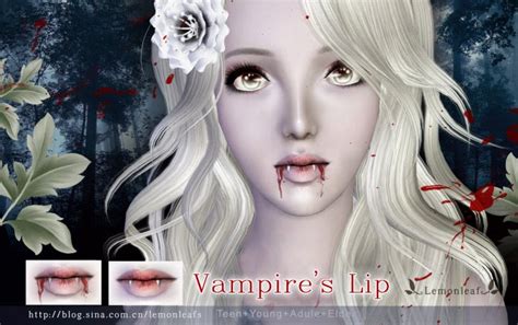 My Sims 3 Blog Vampires Lip By Lemon Leaf