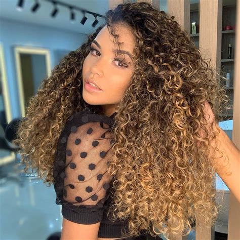 Ombre Curly Hair Highlights Curly Hair Mixed Curly Hair Blonde