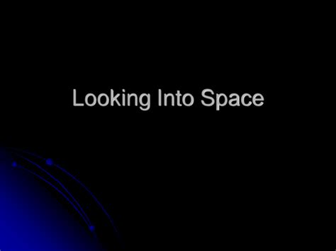 Looking Into Space Teaching Resources