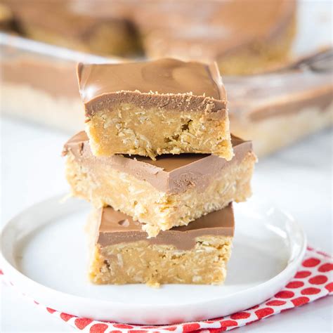 Peanut Butter Oatmeal Bars Dinners Dishes And Desserts