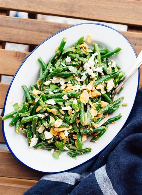 Cold Green Bean Salad With Feta Cheese
