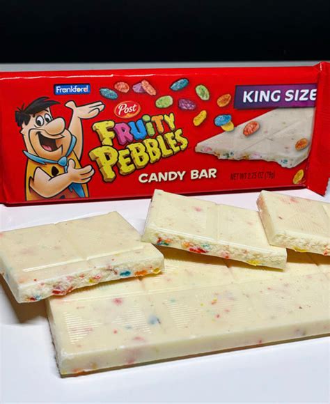 Fruity Pebbles White Chocolate Bar King Size International Snacks