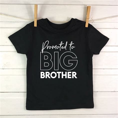 Promoted To Big Brother T Shirt By Lovetree Design