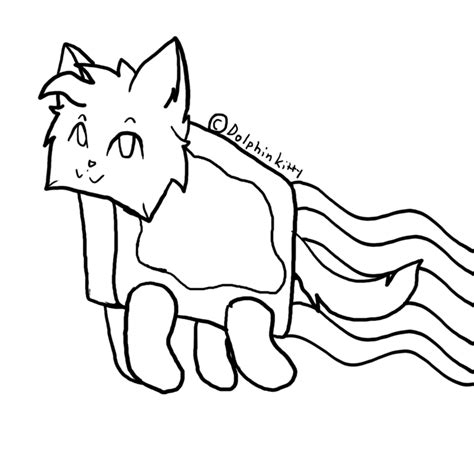 Nyan Cat By Vero Bieber Coloring Pages Printable Sketch Coloring Page