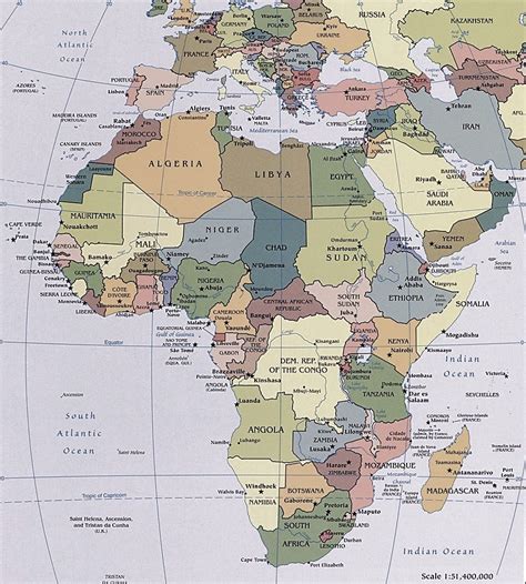 Sintético 100 Foto Mapa De Africa Con Division Politica Y Nombres Actualizar