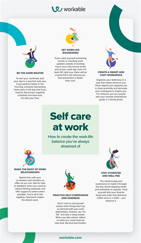 Self Care At Work Suggestions And Tips Infographic Pakjobcareers