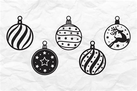 Christmas Svg Bundle Christmas Ball Svg Christmas Ornament Etsy