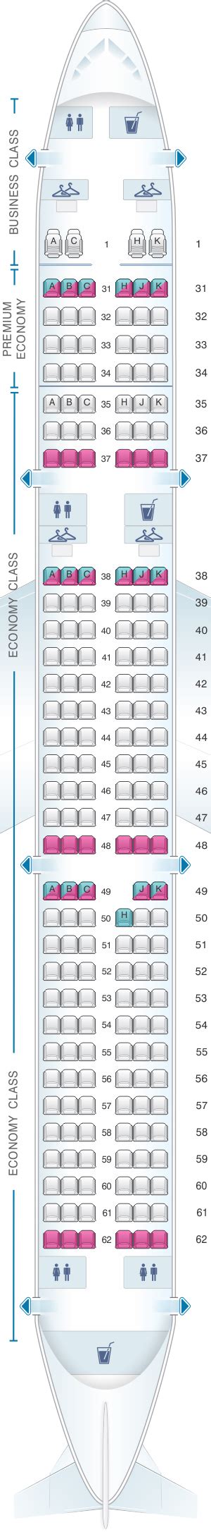 Seat Map China Southern Airlines Airbus A32n Seatmaestro