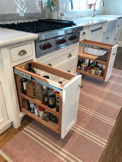 Pull out spice racks are available in different sizes, are easy to install, and prices range depending on your needs and quality. New Classic White Kitchen - Renovation Inspiration - Home ...