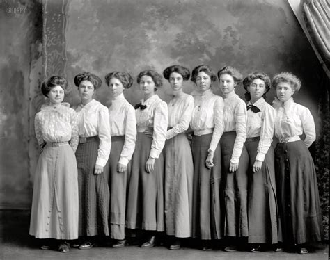 High School Girls In 1910 Edwardian Fashion Vintage Photos Fashion
