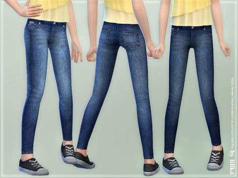 The Sims Resource Skinny Jeans For Girls 06 By Lillka Sims 4 Downloads