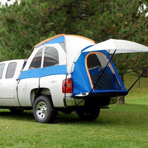 The regular size can easily fit beds of size 5.5 feet to 6.8 feet; Truck Canopy Bed Tent 57 Mid Size Short Box