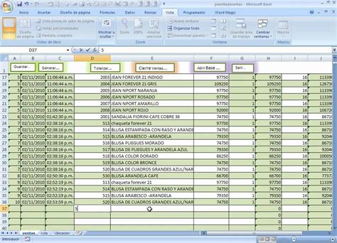 Crear Planilla Excel Para Control Stock Charcot