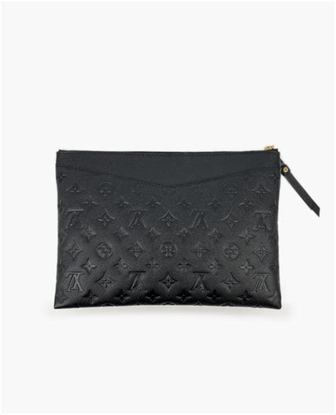 Louis Vuitton Daily Pouch Monogram Black Empreinte Luxury Helsinki