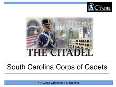 Ppt South Carolina Corps Of Cadets Powerpoint Presentation Free