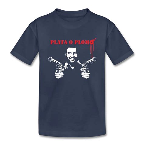 Pablo Escobar With Two Guns Short Sleeve T Shirt Kids 4t 8t Top