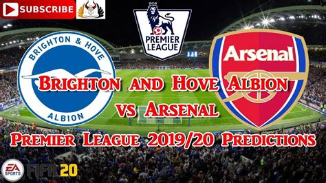 Brighton And Hove Albion Vs Arsenal 2019 20 Premier League