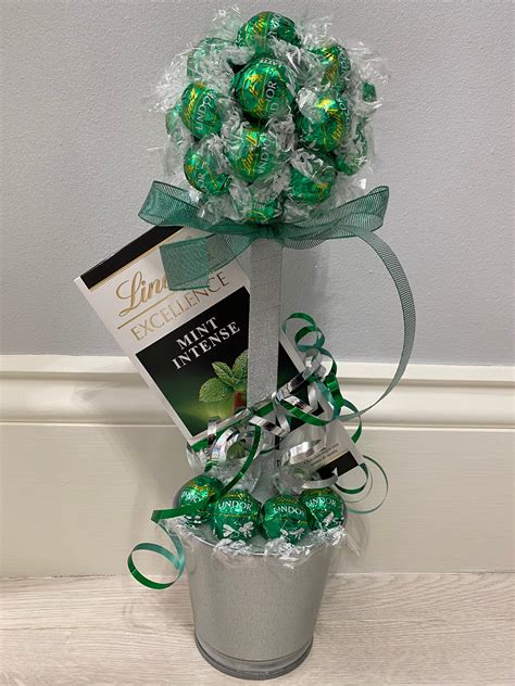 Lindt Lindor Green Mint Chocolate Sweet Tree Etsy