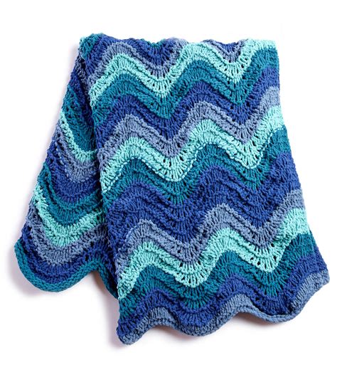 How To Make A Ripple Stripes Knit Blanket Joann