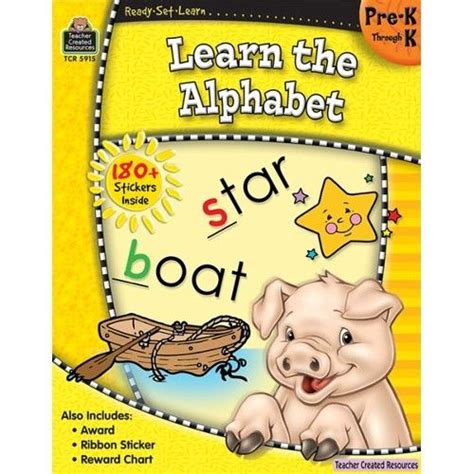 Ready Set Learn Learn The Alphabet Grades Prek And K In 2022