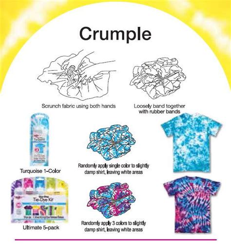 Step By Step Tie Dye Instructions With Pictures