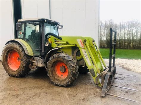 Claas 340 Axos 4wd Tractor Cw Claas Fl100 Loader Year 2010