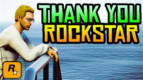 Thank You Rockstar Gta 5 Secret Update For Gta 5 Online Youtube