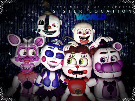 Sister Location World All Characters By Carlosparty19 On Deviantart