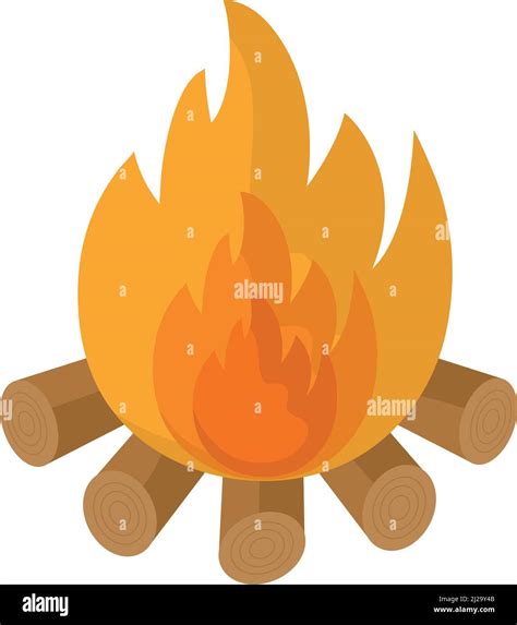 Cute Bonfire Design Stock Vector Image And Art Alamy