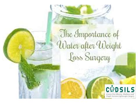 The Importance Of Water After Bariatric Surgery The
