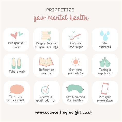 Prioritise Your Mental Health Counselling And Mental Health Support