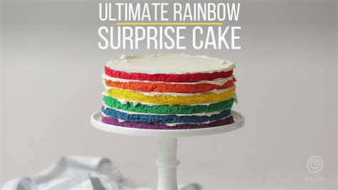 Ultimate Rainbow Surprise Cake Kitchn