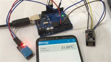 Sending Sensor Data To Android Phone Using Arduino And Nrf24l01 Over