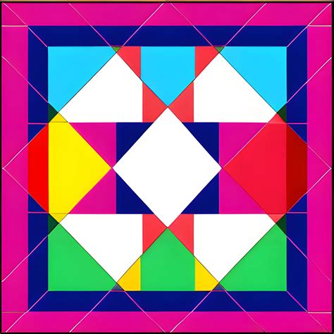 Simpleeasy And Colorful Modulo Art Square Grid Addition And Re