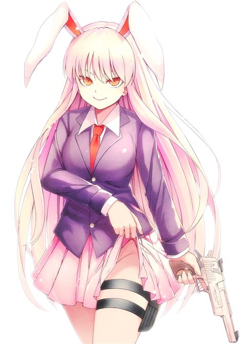 White Hair Anime Girl Bunny Anime Wallpaper Hd