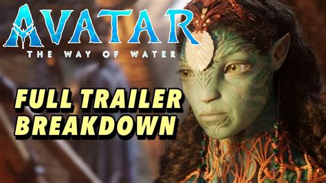 Avatar 2 Teaser Trailer Breakdown The Way Of Water Youtube