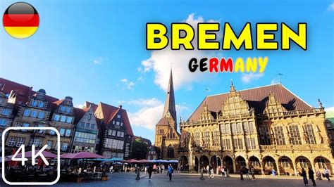 Beautiful Port City Bremen Germany Walking Tour 4k Uhd 🇩🇪 Youtube