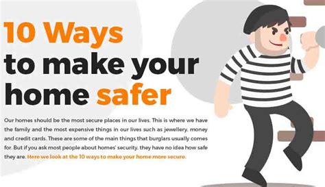 Ways To Make Your Home Safer Infographic