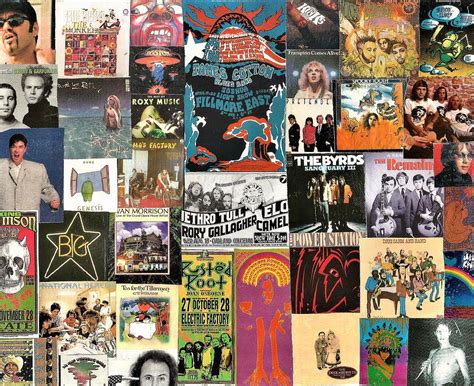 Classic Rock Music Collage