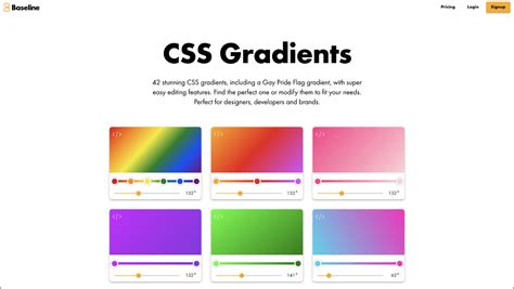42 Css Gradients That Look Stunning Baseline