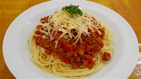 Resep Dan Cara Membuat Spaghetti Bolognese Youtube