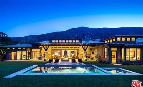 945 Million Newly Built Contemporary Ranch Style Home In Malibu Ca