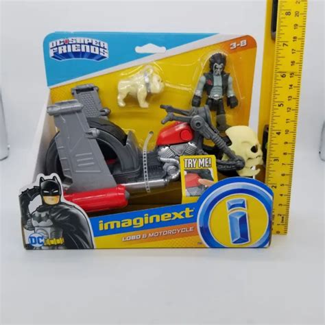 Fisher Price Imaginext Dc Super Friends Lobo Action Figure Motorcycle