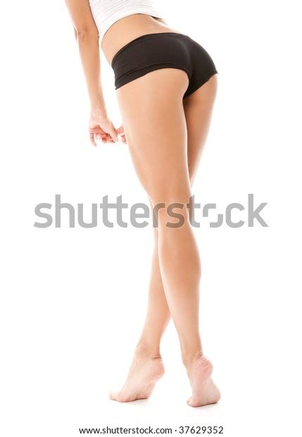 Pretty Womans Legs Ass Black Panties Stock Photo 37629352 Shutterstock