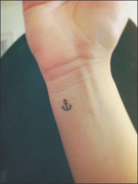 46 Awesome Simple Anchor Tattoo Wrist Ideas In 2021