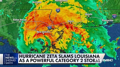 Hurricane Zeta Rapidly Intensifies Slamming Louisiana As Category 2 Storm