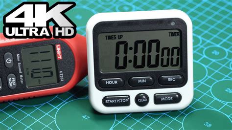 Digital Kitchen Timer With Clock And Alarm Youtube